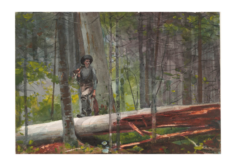 Winslow Homer - Hunter in the Adirondacks (1892)