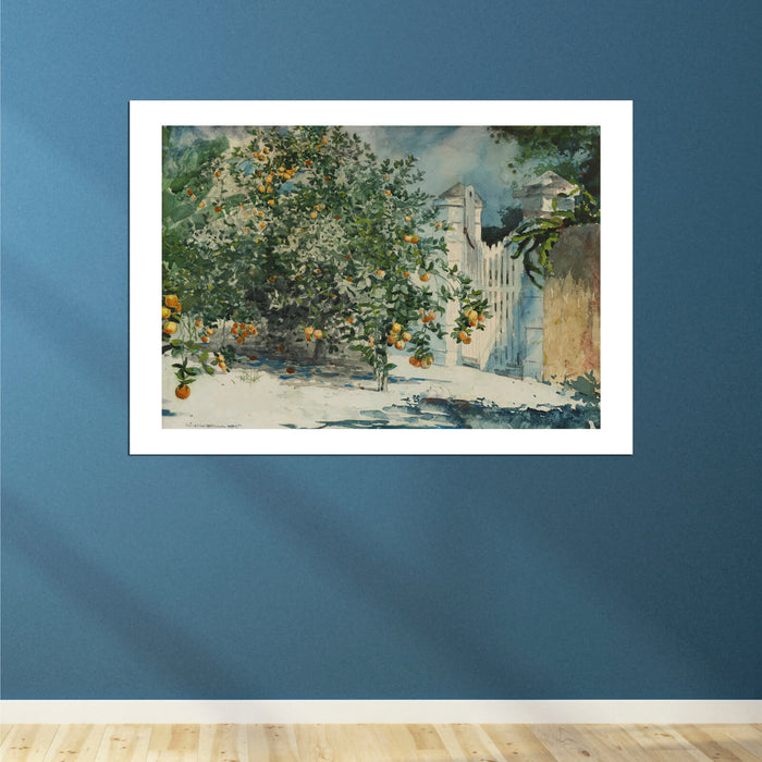 Winslow Homer - Orange trees and gate