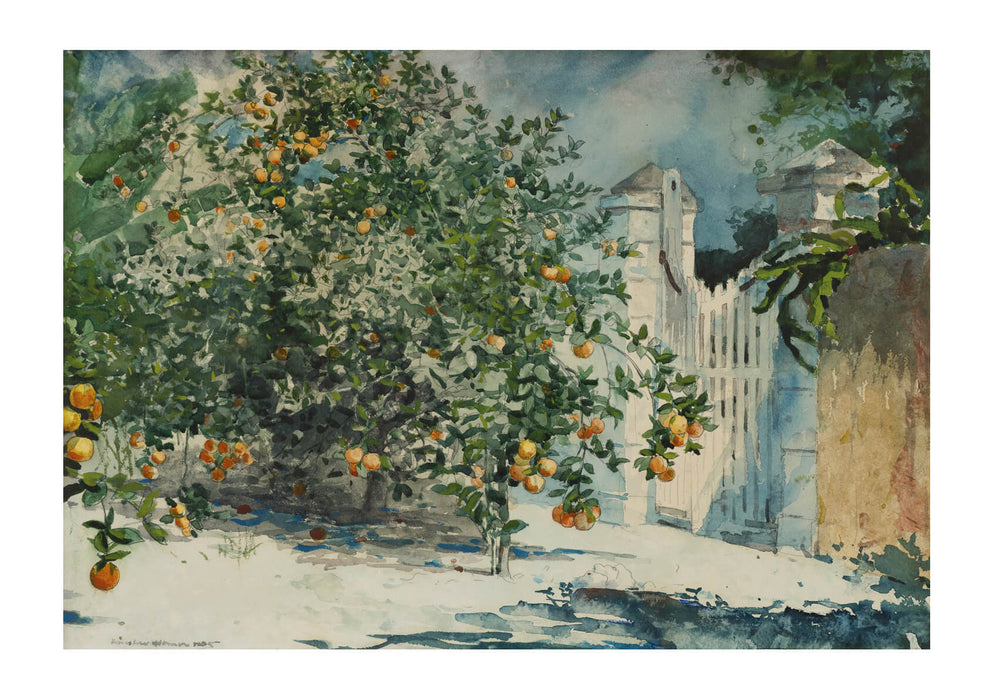 Winslow Homer - Orange trees and gate