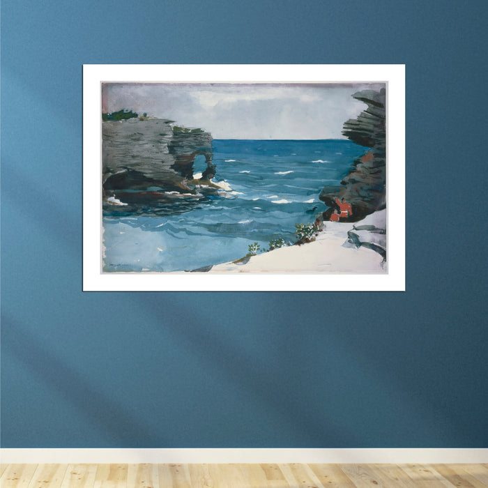 Winslow Homer - Rocky Shore Bermuda