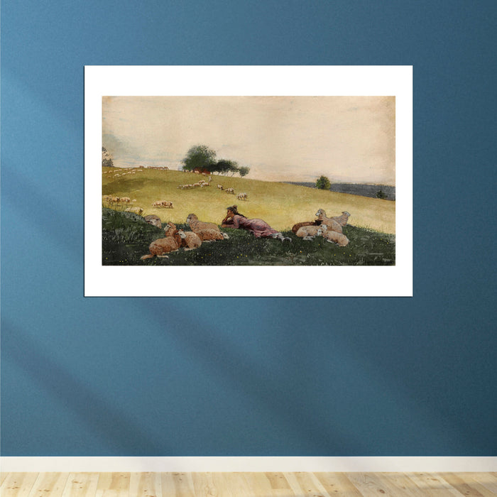 Winslow Homer - Shepherdess of Houghton Farm