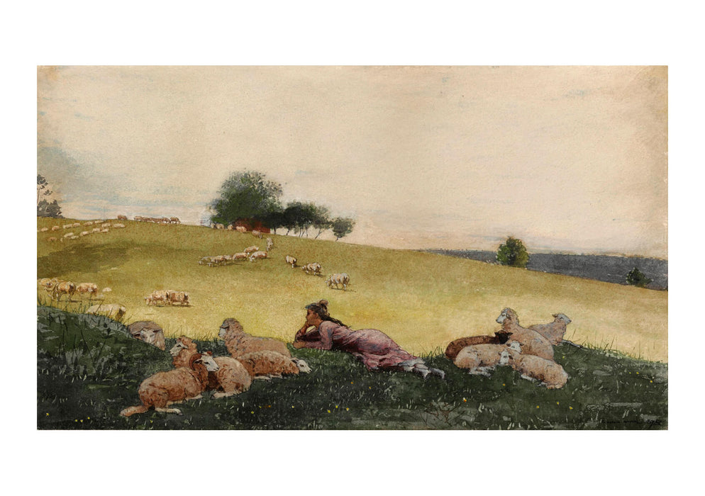 Winslow Homer - Shepherdess of Houghton Farm