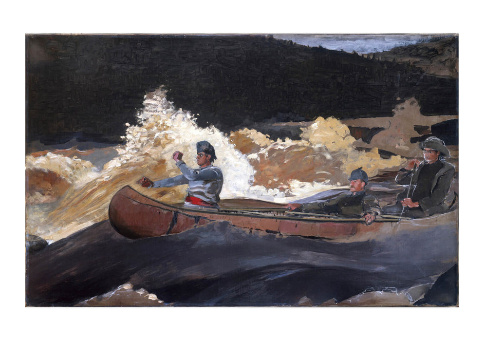 Winslow Homer - Shooting the Rapids Saguenay River