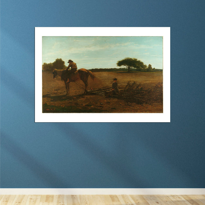 Winslow Homer - The Brush Harrow (1865)