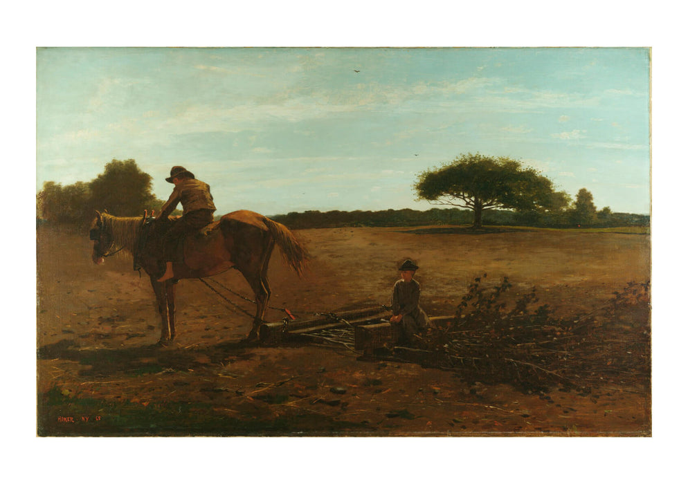 Winslow Homer - The Brush Harrow (1865)