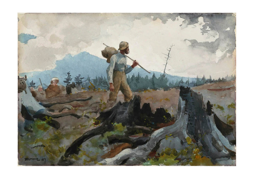 Winslow Homer - The Guide and Woodsman (1889)