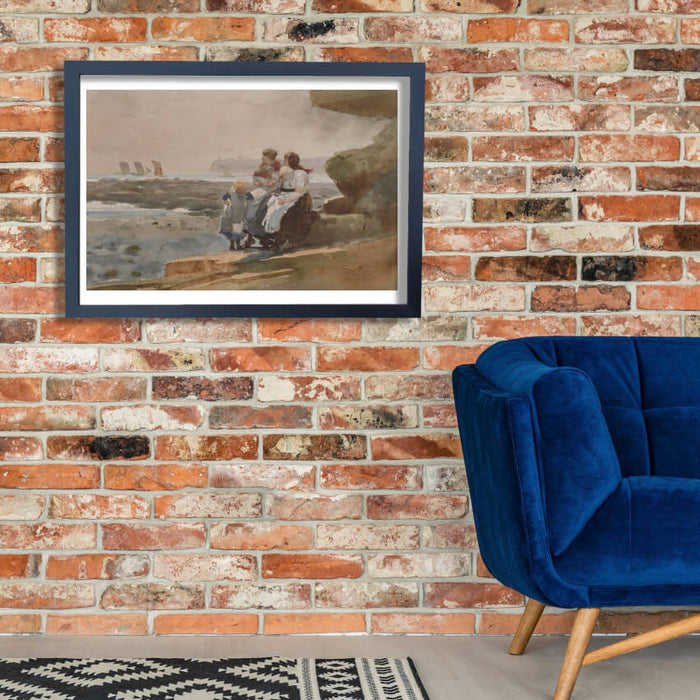 Winslow Homer - Under the Cliff Cullercoats