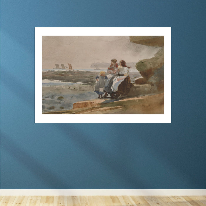 Winslow Homer - Under the Cliff Cullercoats