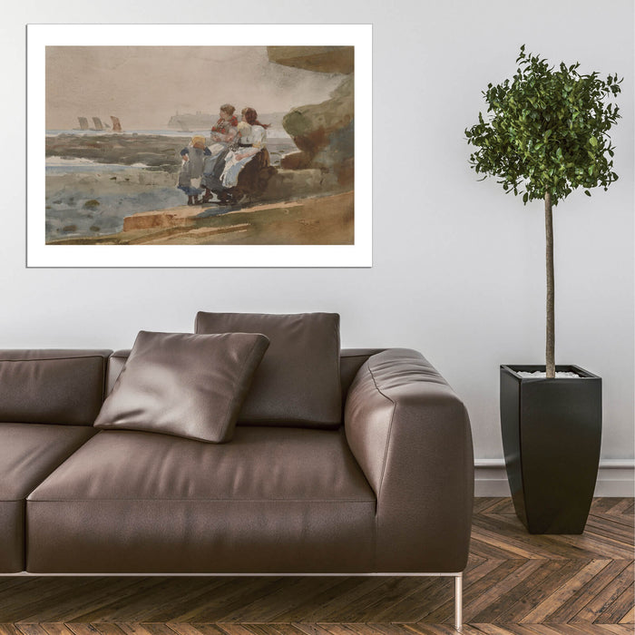 Winslow Homer - Under the Cliff Cullercoats