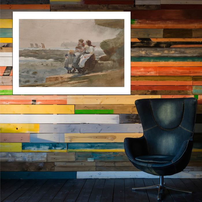 Winslow Homer - Under the Cliff Cullercoats