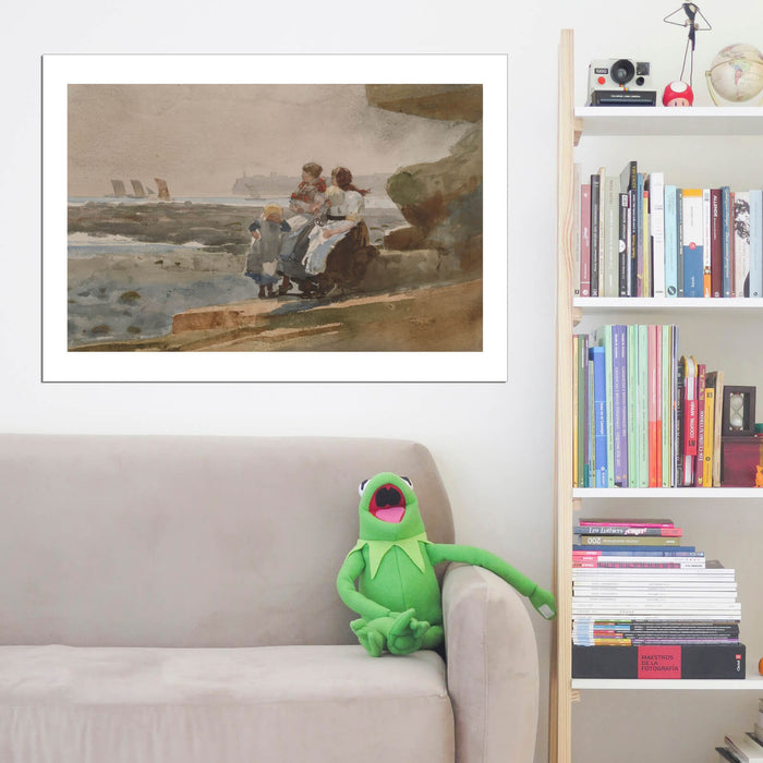 Winslow Homer - Under the Cliff Cullercoats