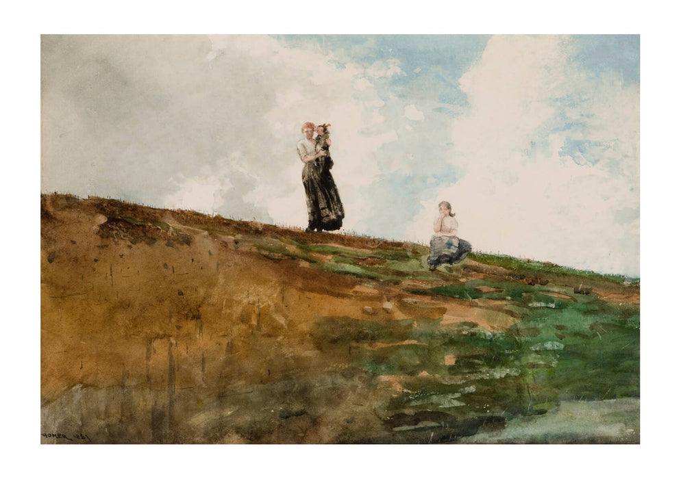 Winslow Homer - Watching from the Cliffs