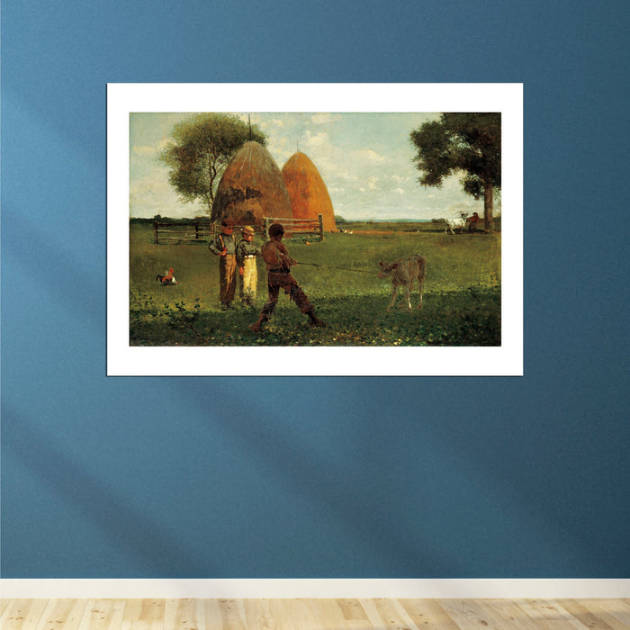 Winslow Homer - Weaning the Calf (1875)