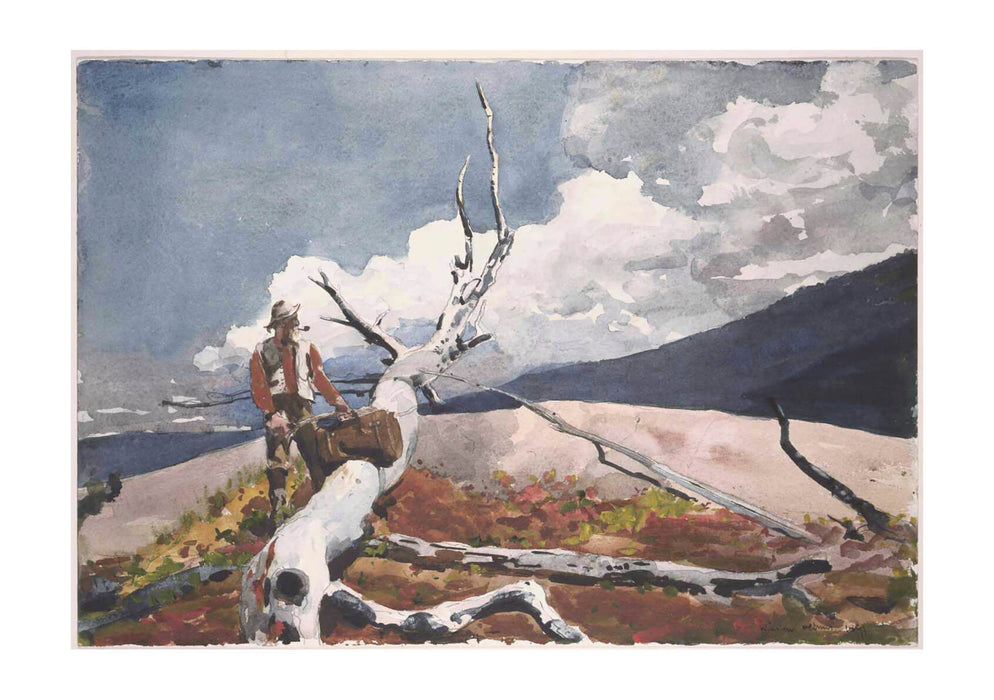 Winslow Homer - Woodsman and Fallen Tree (1891)