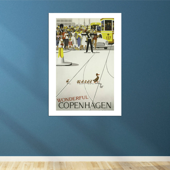Wonderful Copenhagen Travel Poster