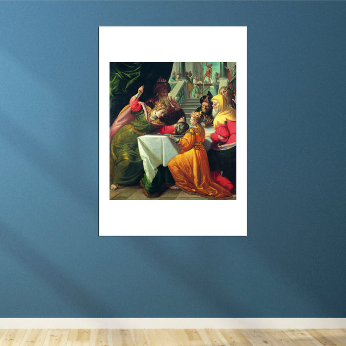 andrea Ansaldo - Herodias Presented With Head Of Baptist